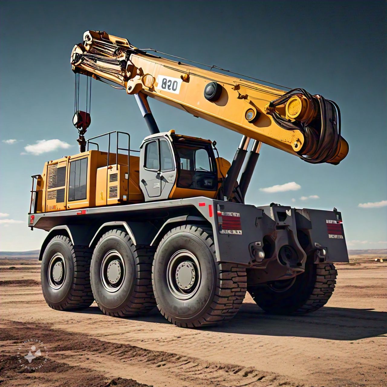 Tyre Mounted Crane On Rent In Maharashtra