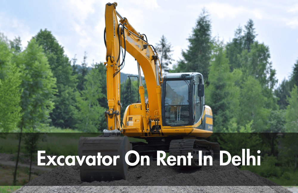 Excavator On Rent In Delhi | Call +91 8601337769